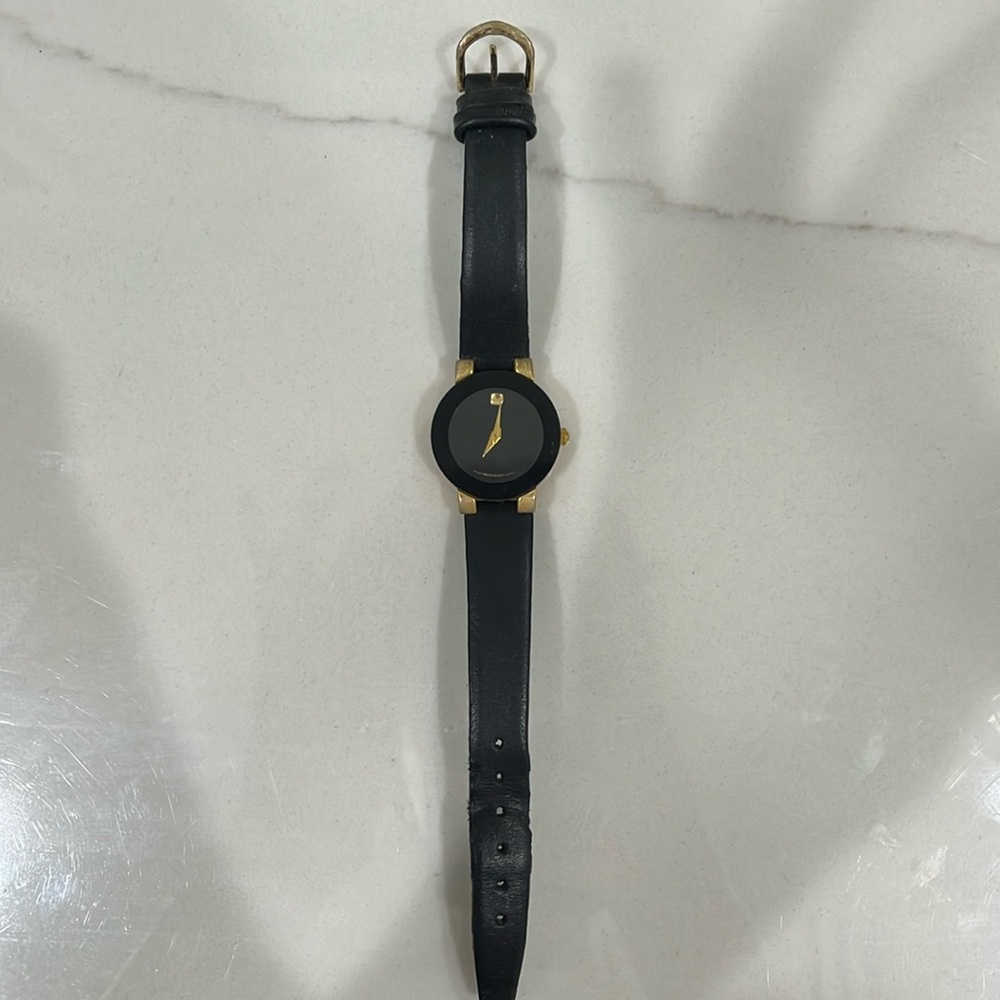 Movado black watch